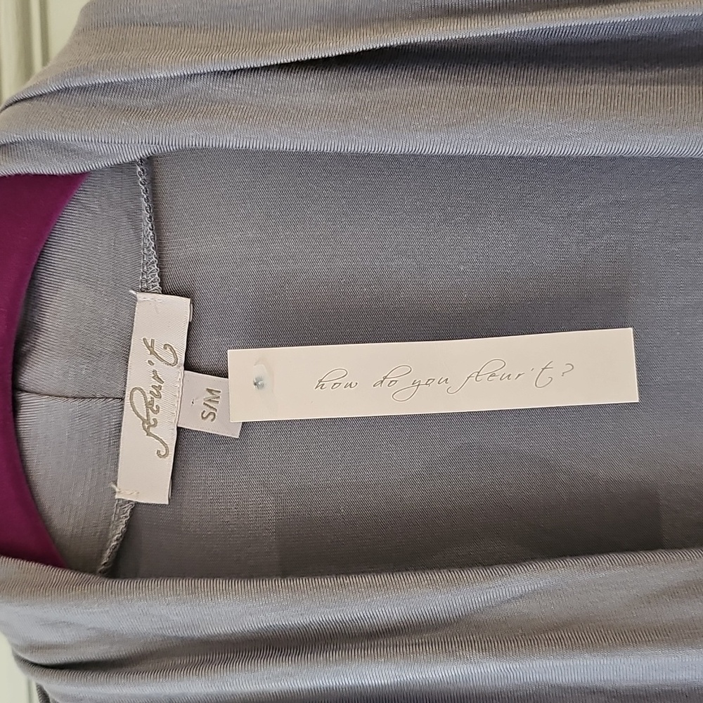 Fleur't Iconic Robe S/M New With Tag In Lavender. - Picture 2 of 11